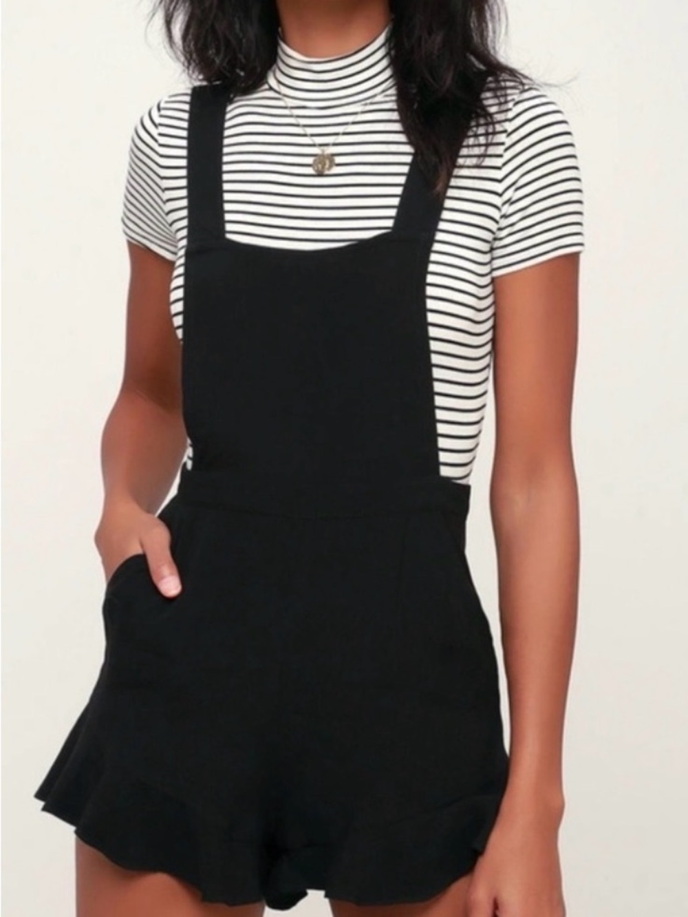 Bb Dakota overall jumpsuit shirt - 0
